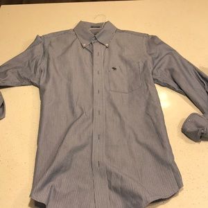 Abercrombie striped casual button down